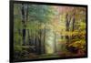 Brocéliande colored forest-Philippe Manguin-Framed Photographic Print