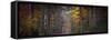 Broceliande Panoramic-Philippe Manguin-Framed Stretched Canvas