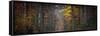 Broceliande Panoramic-Philippe Manguin-Framed Stretched Canvas