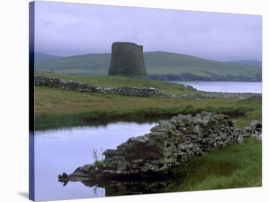 Broch of Mousa, 1st Century BC to 3rd Century AD, Island of Mousa, Shetland Islands, Scotland-Patrick Dieudonne-Stretched Canvas