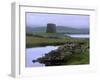 Broch of Mousa, 1st Century BC to 3rd Century AD, Island of Mousa, Shetland Islands, Scotland-Patrick Dieudonne-Framed Photographic Print