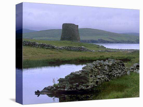 Broch of Mousa, 1st Century BC to 3rd Century AD, Island of Mousa, Shetland Islands, Scotland-Patrick Dieudonne-Stretched Canvas