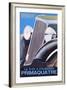 Brochure Advertising the Renault Primaquatre Automobile, c.1930-French School-Framed Giclee Print