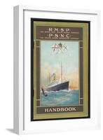 Brochure for the Royal Mail Steam Packet Company and the Pacific Steam Navigation Company-null-Framed Art Print