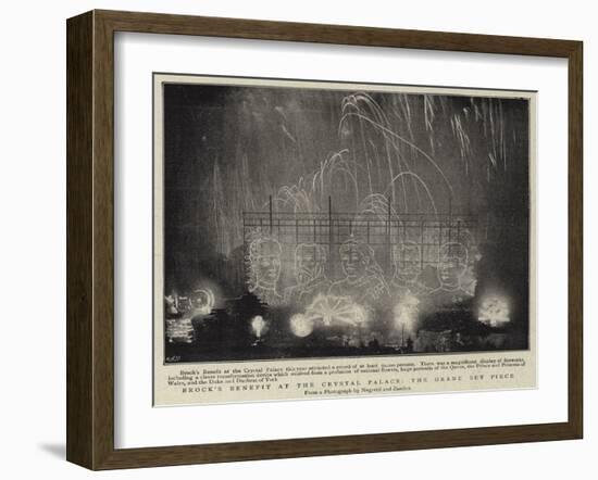 Brock's Benefit at the Crystal Palace, the Grand Set Piece-null-Framed Giclee Print