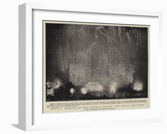 Brock's Benefit at the Crystal Palace, the Grand Set Piece-null-Framed Giclee Print