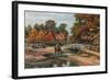 Brockley Water Splash, Brockenhurst-Alfred Robert Quinton-Framed Giclee Print