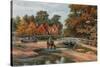 Brockley Water Splash, Brockenhurst-Alfred Robert Quinton-Stretched Canvas