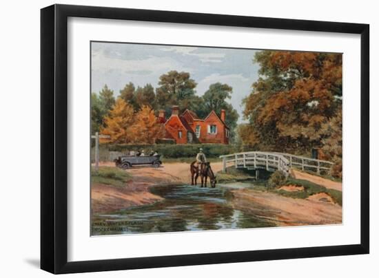 Brockley Water Splash, Brockenhurst-Alfred Robert Quinton-Framed Giclee Print