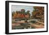 Brockley Water Splash, Brockenhurst-Alfred Robert Quinton-Framed Giclee Print