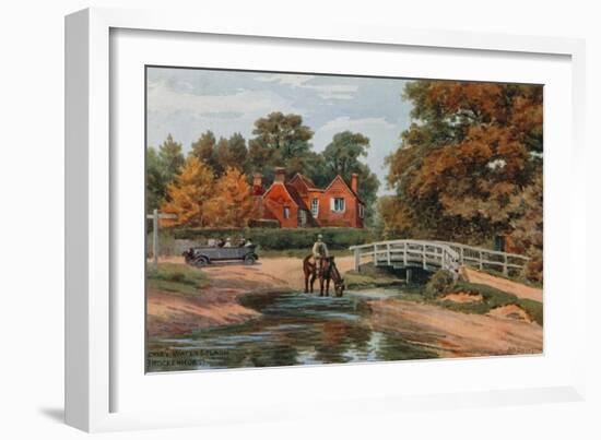 Brockley Water Splash, Brockenhurst-Alfred Robert Quinton-Framed Giclee Print