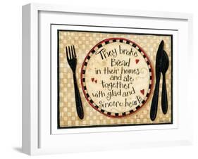 Broke Bread-Dan Dipaolo-Framed Art Print