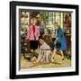 "Broken Antique Chair", June 20, 1959-John Falter-Framed Giclee Print