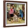 "Broken Antique Chair", June 20, 1959-John Falter-Framed Giclee Print