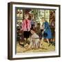 "Broken Antique Chair", June 20, 1959-John Falter-Framed Giclee Print