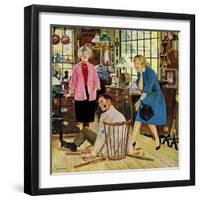 "Broken Antique Chair", June 20, 1959-John Falter-Framed Giclee Print