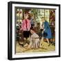 "Broken Antique Chair", June 20, 1959-John Falter-Framed Giclee Print