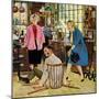 "Broken Antique Chair", June 20, 1959-John Falter-Mounted Giclee Print