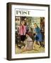 "Broken Antique Chair" Saturday Evening Post Cover, June 20, 1959-John Falter-Framed Giclee Print