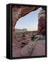 Broken Arch at Sunset, Arches National Park, Utah, USA-James Hager-Framed Stretched Canvas