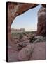 Broken Arch at Sunset, Arches National Park, Utah, USA-James Hager-Stretched Canvas