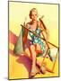 "Broken Beach Chair,"August 12, 1939-John Hyde Phillips-Mounted Giclee Print