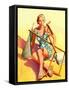 "Broken Beach Chair,"August 12, 1939-John Hyde Phillips-Framed Stretched Canvas