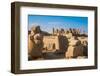 Broken bull column in foreground, Persepolis, UNESCO World Heritage Site, Iran, Middle East-James Strachan-Framed Photographic Print