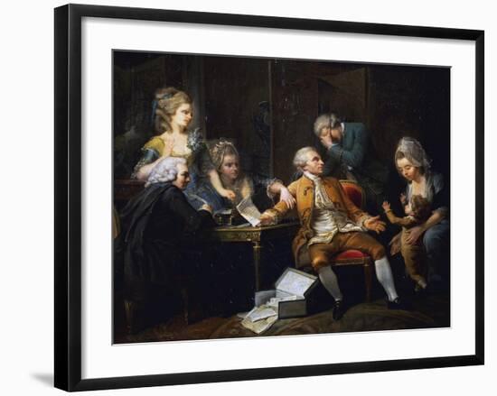 Broken Contract, Painting by Jeaurat Etienne (1699-1789), France, 18th Century-Etienne Jeaurat-Framed Giclee Print