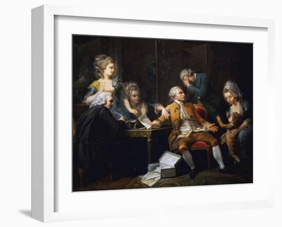 Broken Contract, Painting by Jeaurat Etienne (1699-1789), France, 18th Century-Etienne Jeaurat-Framed Giclee Print