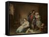 Broken Eggs, 1756-Jean Baptiste Greuze-Framed Stretched Canvas