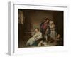 Broken Eggs, 1756-Jean Baptiste Greuze-Framed Giclee Print