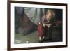 Broken Eggs, Detail of a Child Wiping His Hands-Jean-Baptiste Greuze-Framed Art Print