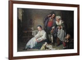 Broken Eggs-Jean-Baptiste Greuze-Framed Art Print