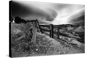 Broken Fence, Virginia City, Nevada 74-Monte Nagler-Stretched Canvas