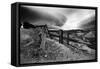 Broken Fence, Virginia City, Nevada 74-Monte Nagler-Framed Stretched Canvas