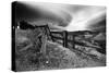 Broken Fence, Virginia City, Nevada 74-Monte Nagler-Stretched Canvas