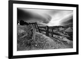 Broken Fence, Virginia City, Nevada 74-Monte Nagler-Framed Photographic Print