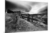 Broken Fence, Virginia City, Nevada 74-Monte Nagler-Mounted Photographic Print