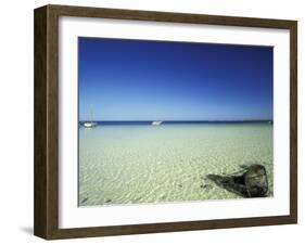 Broken Fishing Net and Clear Waters, Tunisia-Michele Molinari-Framed Premium Photographic Print