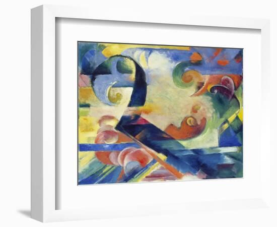 Broken Forms, 1914-Franz Marc-Framed Giclee Print