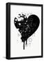 Broken Heart Make Art - Ink-null-Framed Poster