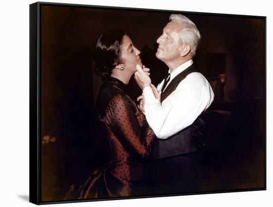 BROKEN LANCE, 1954 directed by EDWARD DMYTRYK Katy Jurado and Spencer Tracy (photo)-null-Framed Stretched Canvas