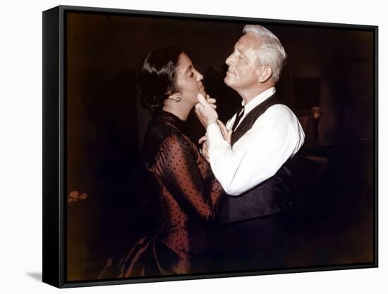 BROKEN LANCE, 1954 directed by EDWARD DMYTRYK Katy Jurado and Spencer Tracy (photo)-null-Framed Stretched Canvas