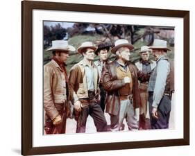 BROKEN LANCE, 1954 directed by EDWARD DMYTRYK Robert Wagner, Hugh O'Brian, Earl Holliman, Spencer T-null-Framed Photo