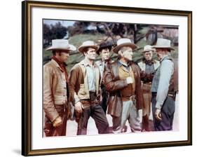 BROKEN LANCE, 1954 directed by EDWARD DMYTRYK Robert Wagner, Hugh O'Brian, Earl Holliman, Spencer T-null-Framed Photo