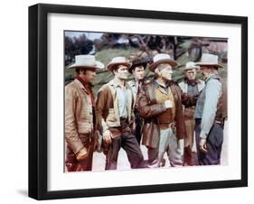 BROKEN LANCE, 1954 directed by EDWARD DMYTRYK Robert Wagner, Hugh O'Brian, Earl Holliman, Spencer T-null-Framed Photo