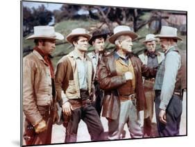 BROKEN LANCE, 1954 directed by EDWARD DMYTRYK Robert Wagner, Hugh O'Brian, Earl Holliman, Spencer T-null-Mounted Photo