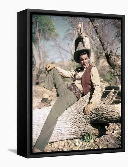 BROKEN LANCE, 1954 directed by EDWARD DMYTRYK Robert Wagner (photo)-null-Framed Stretched Canvas