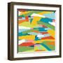 Broken Landscape One-Jan Weiss-Framed Art Print